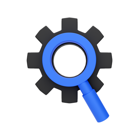 Sucheinstellung  3D Icon