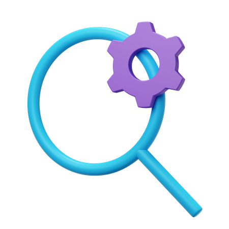 Sucheinstellung  3D Icon
