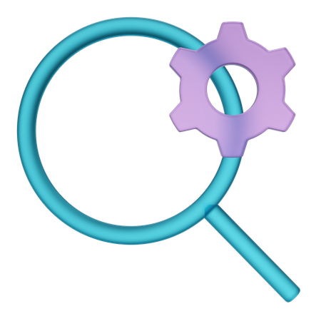 Sucheinstellung  3D Icon