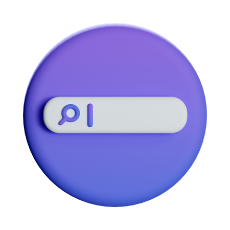 Suchleiste  3D Icon