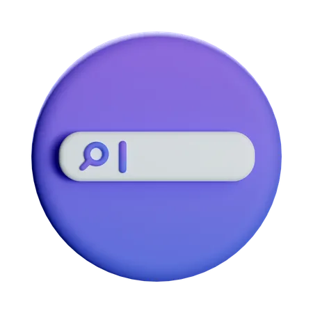 Suchleiste  3D Icon