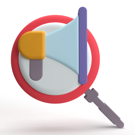 Suchmaschinenmarketing  3D Icon