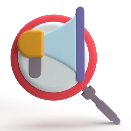 Suchmaschinenmarketing  3D Icon