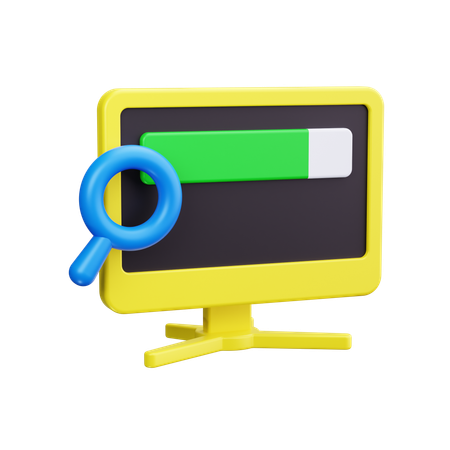 Suchmaschinenmarketing  3D Icon