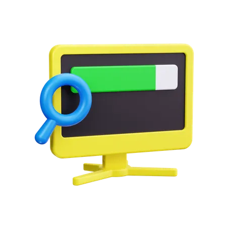 Suchmaschinenmarketing  3D Icon