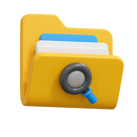 Suchordner  3D Icon