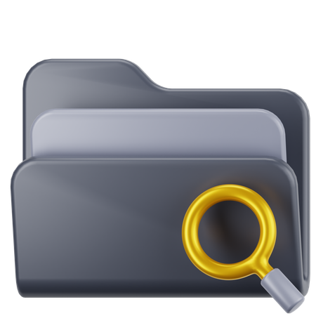 Suchordner  3D Icon