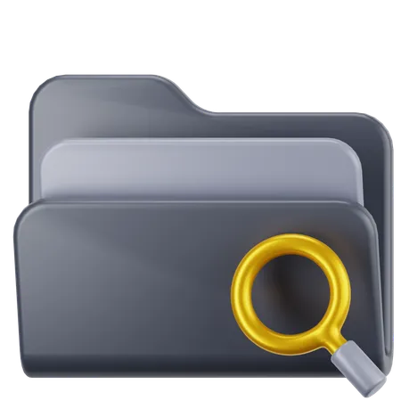 Suchordner  3D Icon