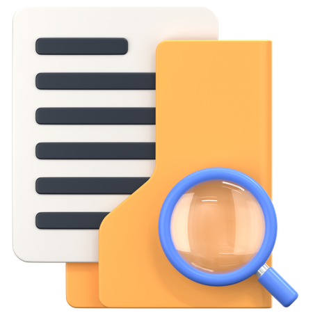 Suchordner  3D Icon