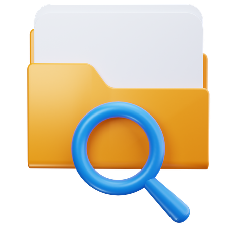 Suchordner  3D Icon