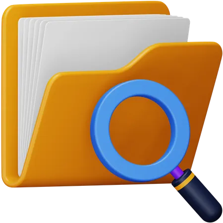 Suchordner  3D Icon