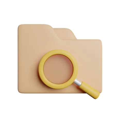 Suchordner  3D Icon