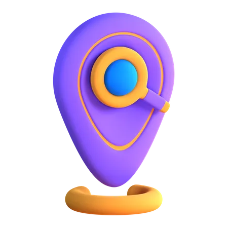 Suchort  3D Icon