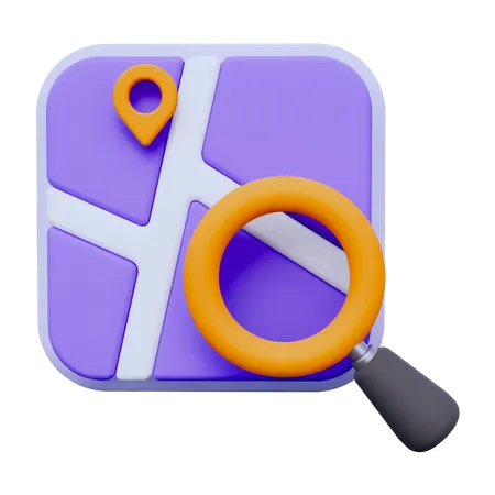 Suchort  3D Icon