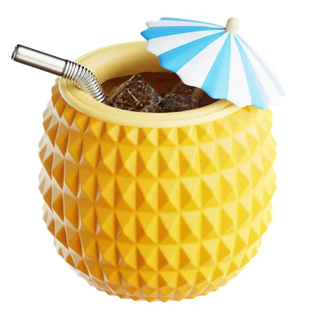 Suco de abacaxi  3D Icon