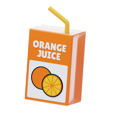 Suco de laranja  3D Icon