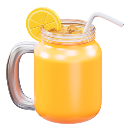 Suco de laranja  3D Icon