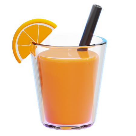 Suco de laranja  3D Icon