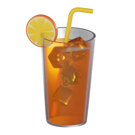 Suco de laranja  3D Icon