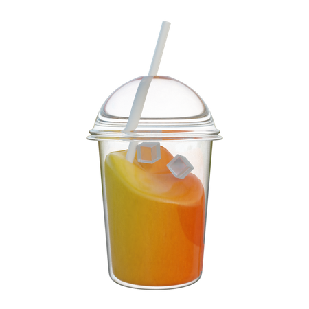 Suco de laranja  3D Illustration