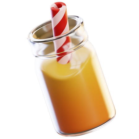 Suco de laranja  3D Icon