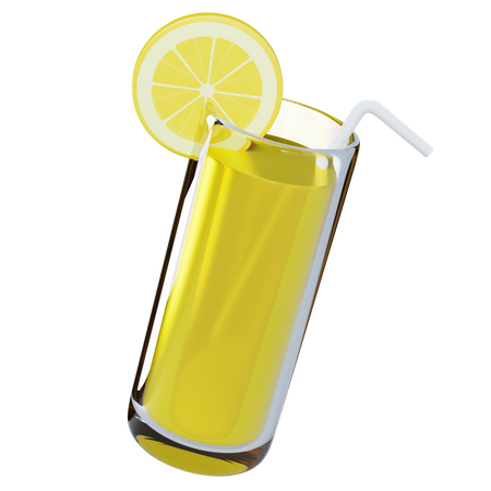 Suco de limão  3D Illustration
