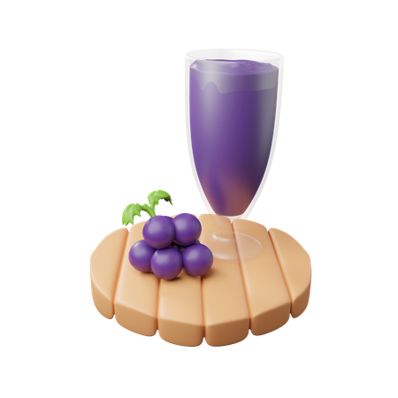 Suco de uva  3D Icon