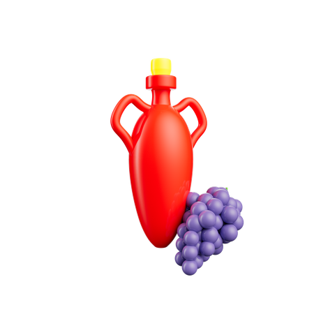 Suco de uva  3D Icon