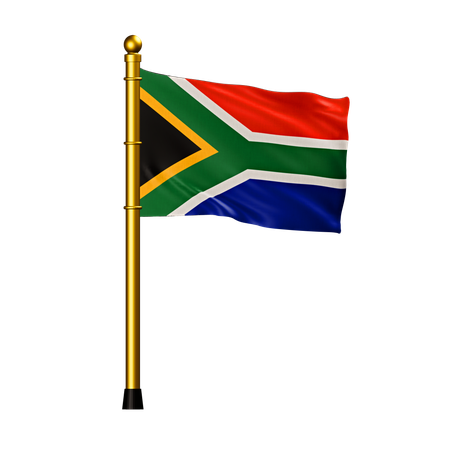 Südafrika flagge  3D Icon