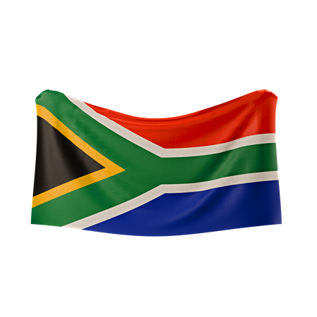 Südafrika flagge  3D Icon