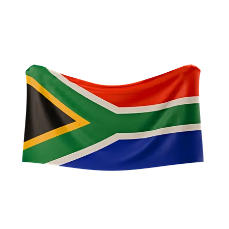 Südafrika flagge  3D Icon