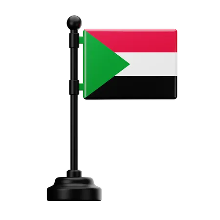 Sudan Flag  3D Icon