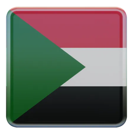 Sudan Flag  3D Illustration