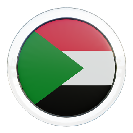 Sudan Flag 3D Illustration