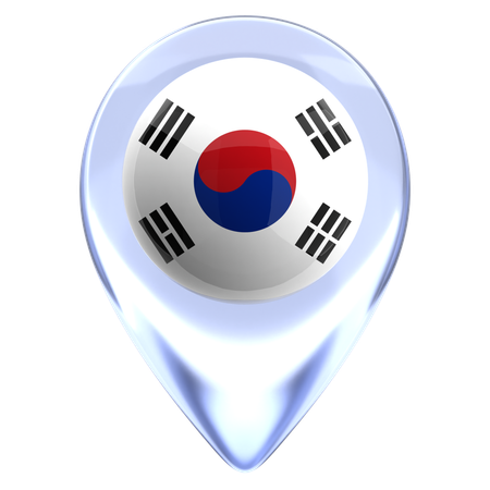 Südkorea  3D Icon