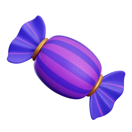 Bonbons violets  3D Icon