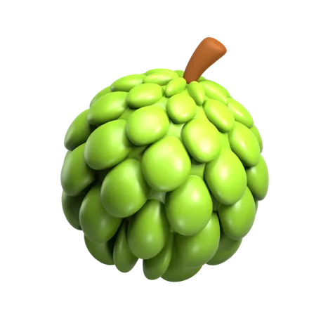 Sugar Apple  3D Icon