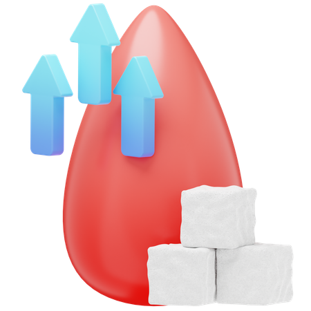 Sugar Blood Level  3D Icon