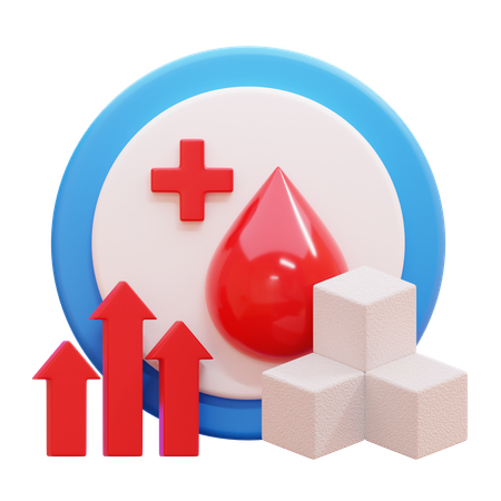 Sugar Blood Level  3D Icon