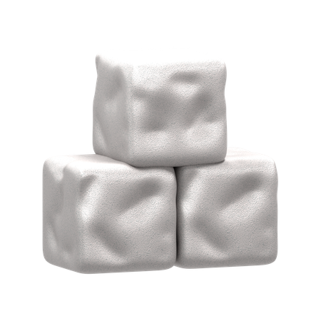 Sugar Cubes  3D Icon