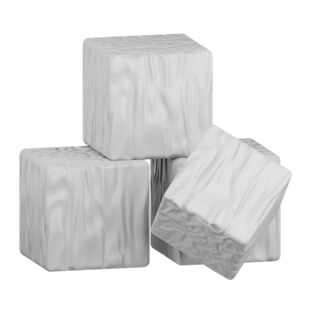 Sugar Cubes  3D Icon