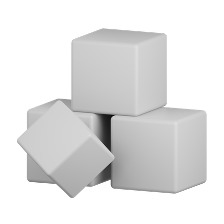 Sugar Cubes  3D Icon