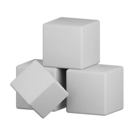 Sugar Cubes  3D Icon