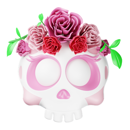 Sugar Skull  3D Icon