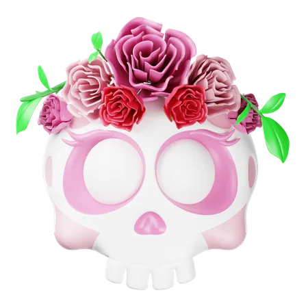 Sugar Skull  3D Icon