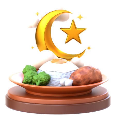 Suhoor  3D Icon