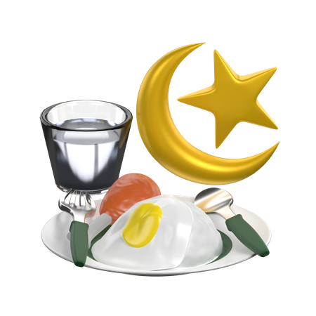 Suhoor  3D Icon