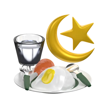 Suhoor  3D Icon