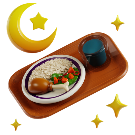 Suhoor  3D Icon
