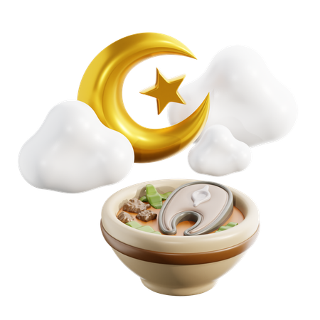 Suhoor Time  3D Icon